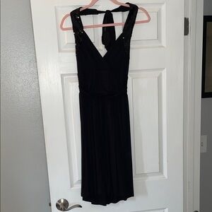 Elegant Black Sleeveless Dress